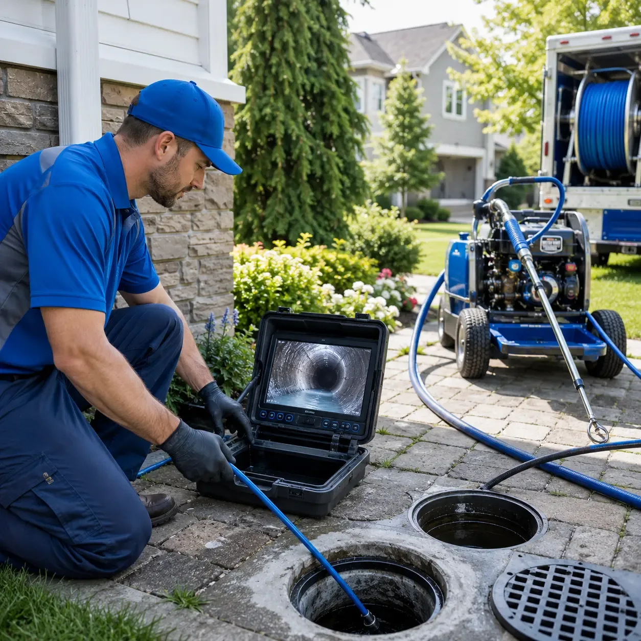 Outdoor drain cleaning professionals serving Turin, NY
